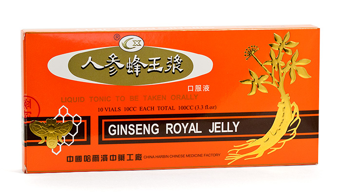 картинка Эликсир "Маточное молочко с женьшенем" (Ginseng Royal Jelly) от магазина Райский Сад