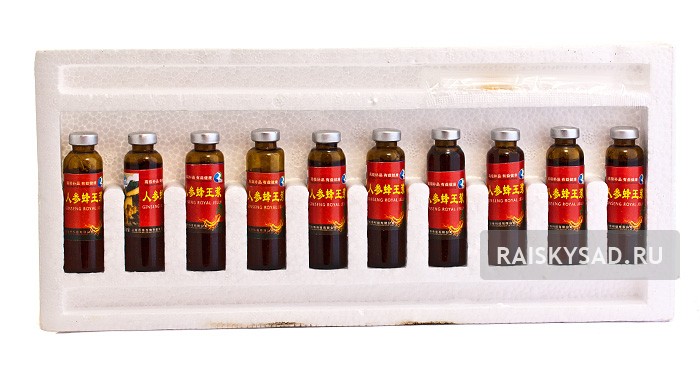 картинка Эликсир "Маточное молочко с женьшенем" (Ginseng Royal Jelly) от магазина Райский Сад