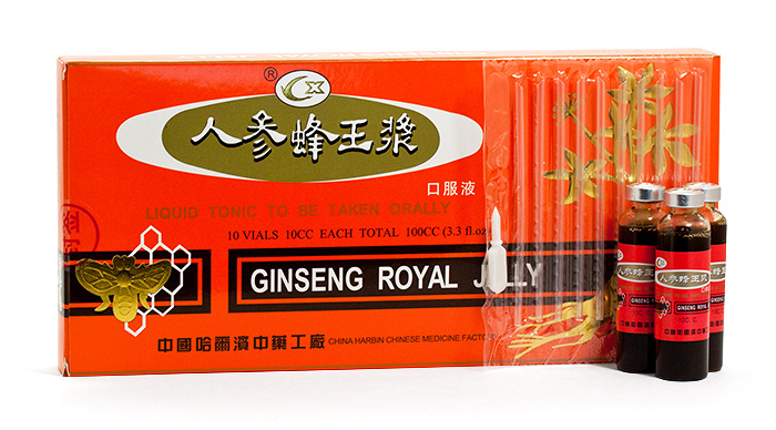 картинка Эликсир "Маточное молочко с женьшенем" (Ginseng Royal Jelly) от магазина Райский Сад